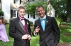 Yes, he is flipping the finger to the photographer....
